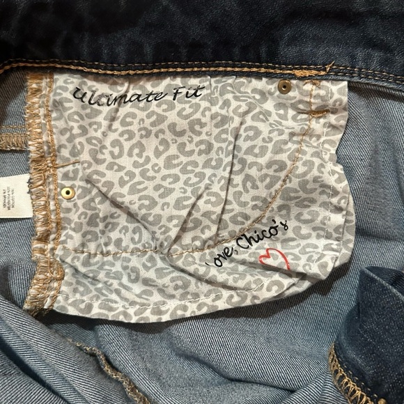 Chico’s Platinum Straight Leg Jeans – Size 0.5 (Regular) - Picture 4 of 5